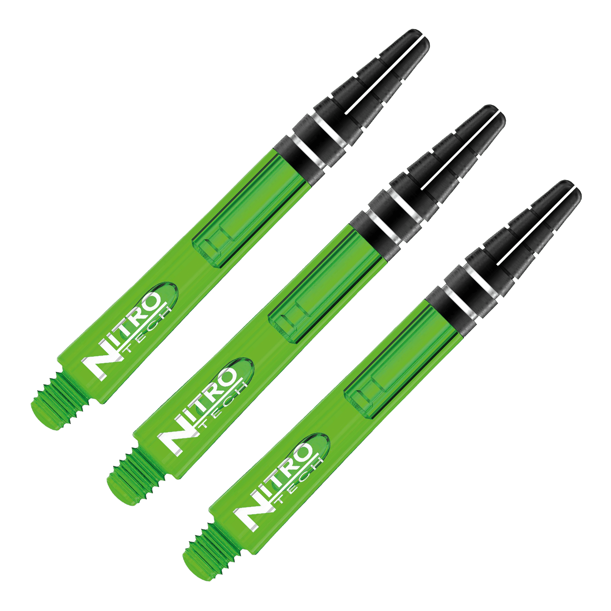 Red Dragon Nitrotech Polycarbonate Dart Shafts Green / Medium (42mm) Shafts