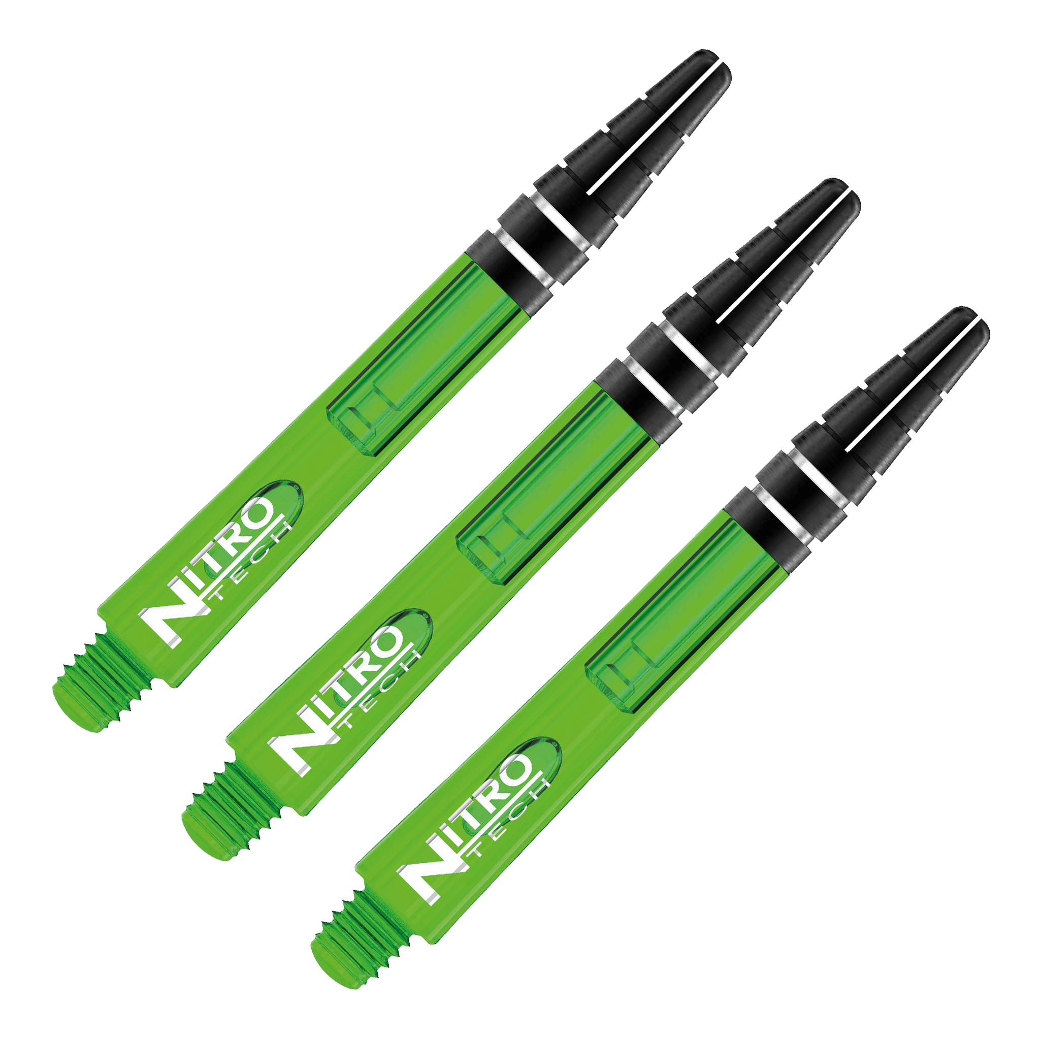 Red Dragon Nitrotech Polycarbonate Dart Shafts Green / Medium (42mm) Shafts