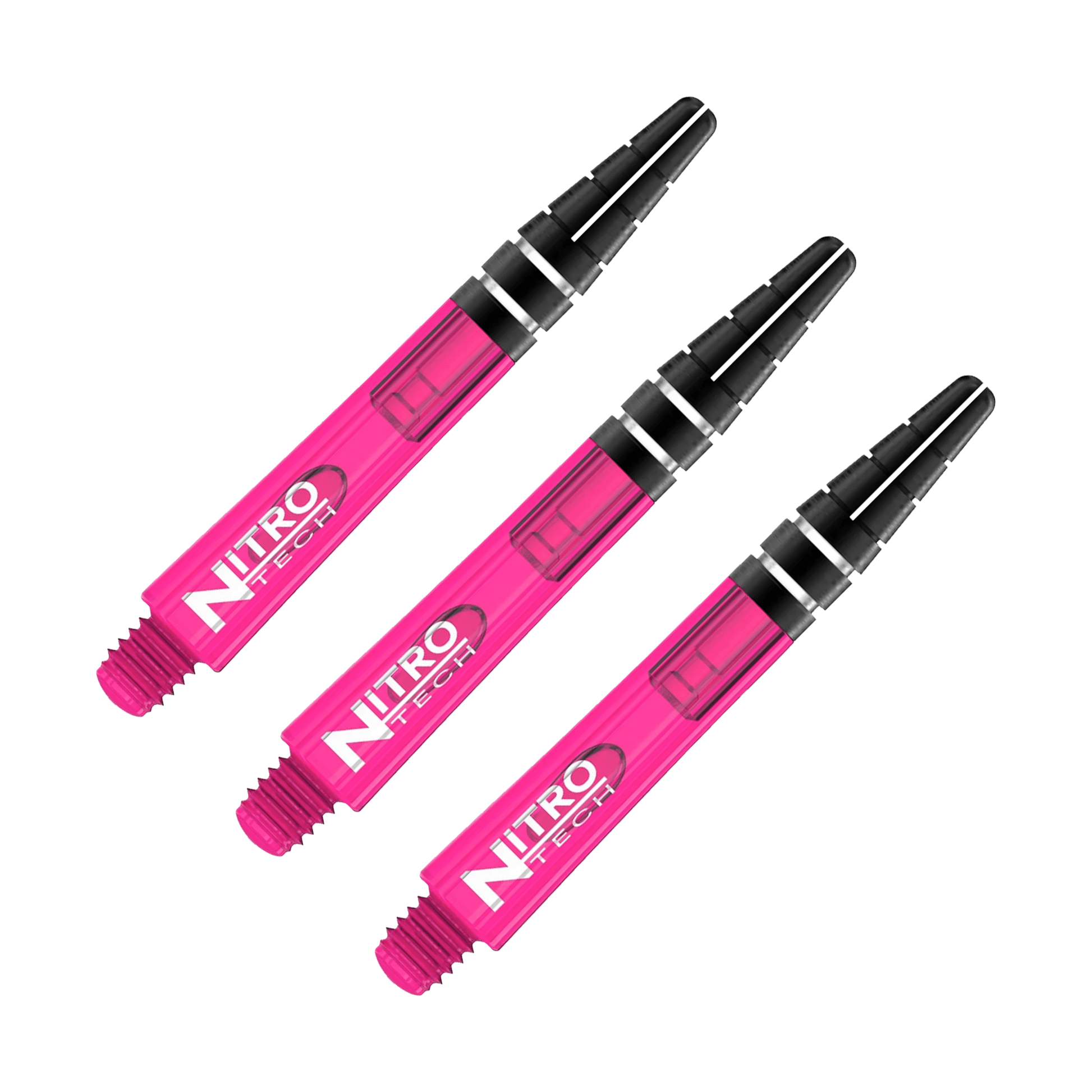 Red Dragon Nitrotech - Polycarbonate Dart Shafts Short (36mm) / Pink Shafts