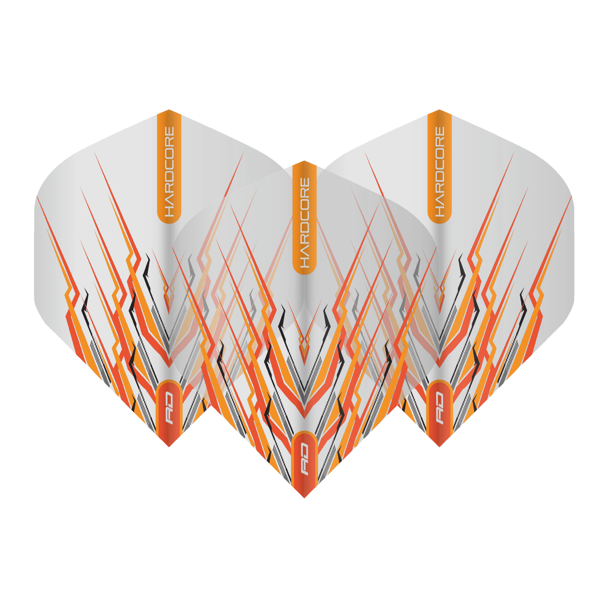 Red Dragon Peter Wright Mohawk Hardcore Mohawk Flights Orange / Standard Flights