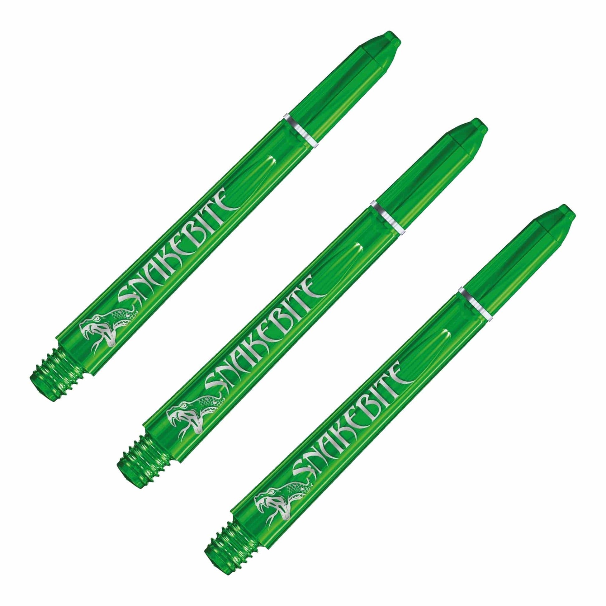 Red Dragon Peter Wright Snakebite Signature - Polycarbonate Dart Shafts Medium (48mm) / Green Shafts