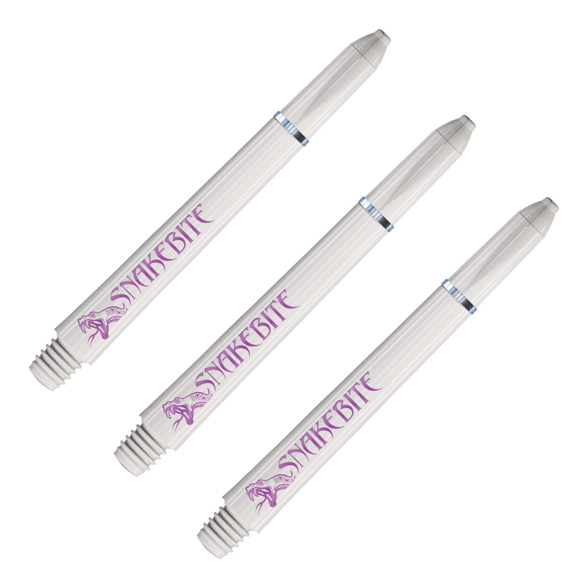 Red Dragon Peter Wright Snakebite Signature - Polycarbonate Dart Shafts Medium (48mm) / White Shafts