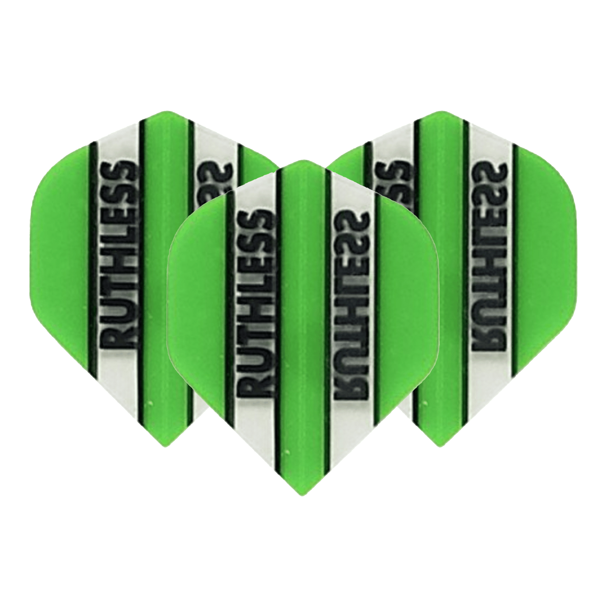Ruthless Ruthless Plain Standard Dart Flights Green Flights