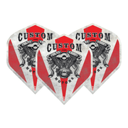 Shot Americana Souped - Dart Flights Standard / Red Flights