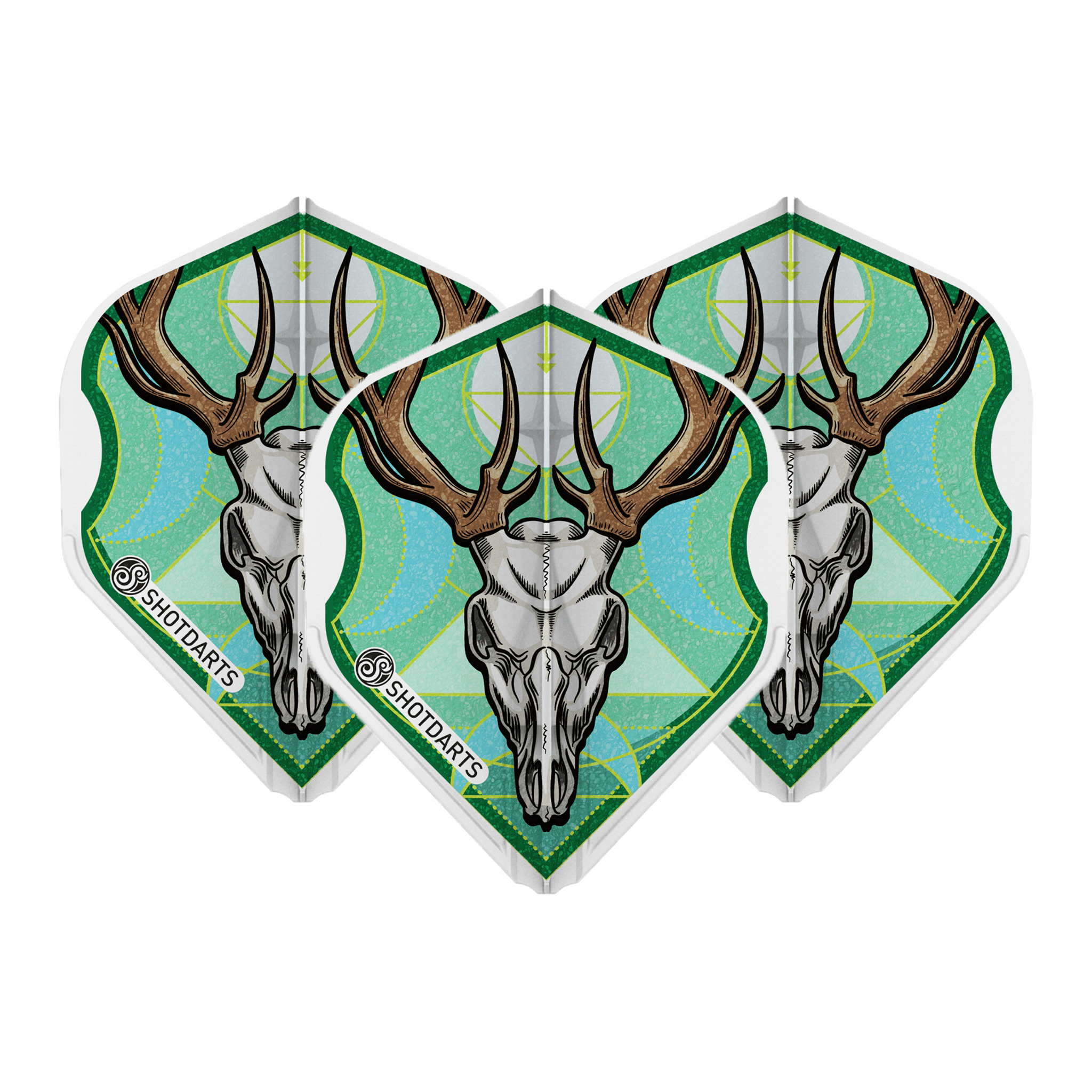 Shot Celt - Moulded Dart Flights L-Style / Stag Flights