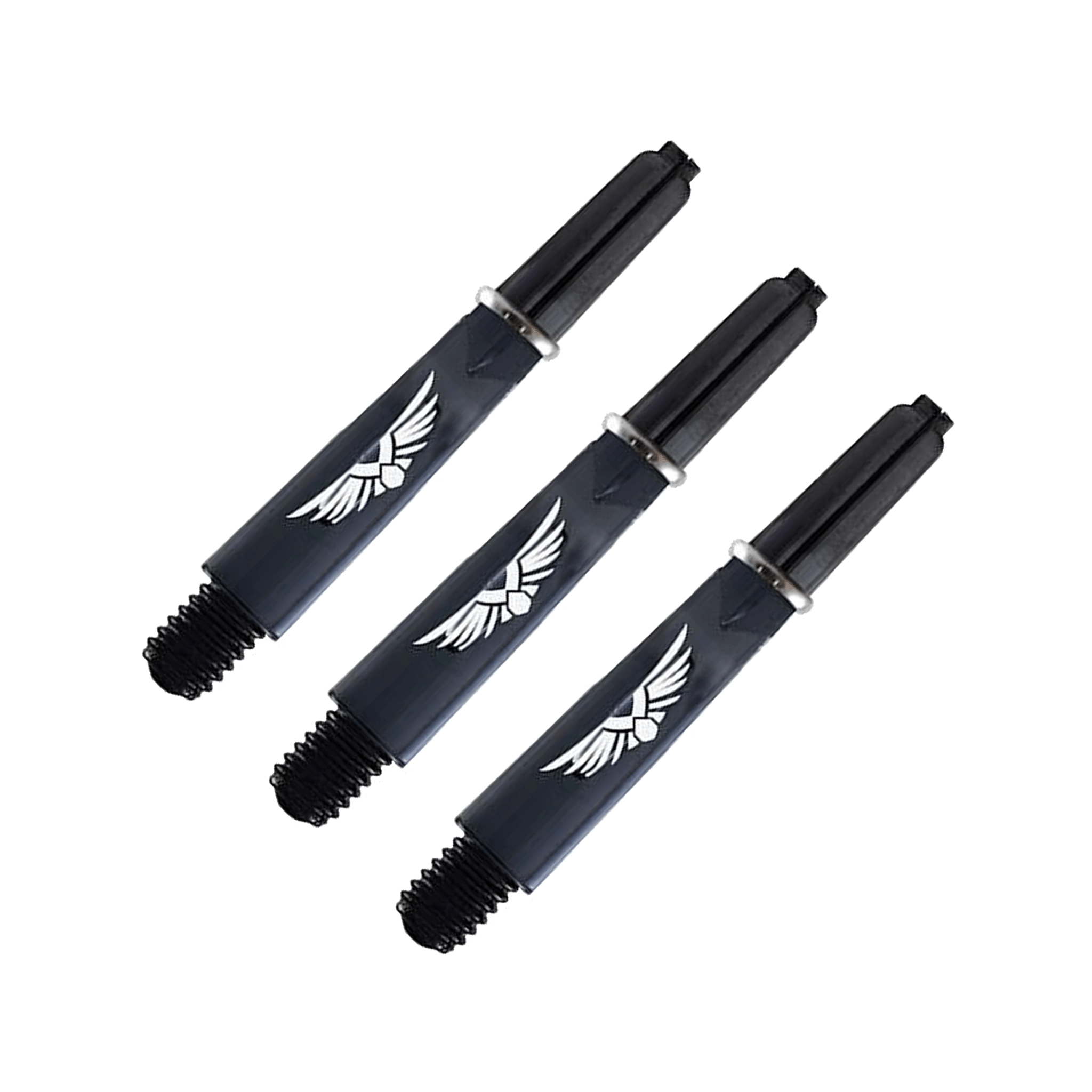 Shot Eagle Claw Short (35mm) Nylon Dart Shafts Black Shafts