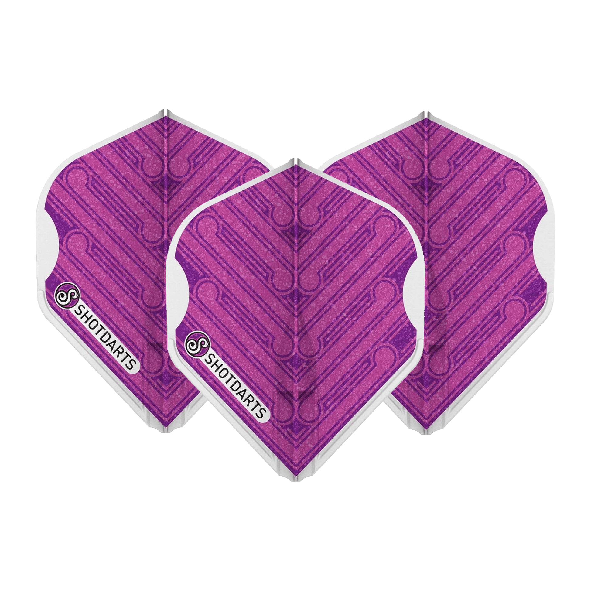 Shot Manu - Moulded Dart Flights L-Style / Pink Flights
