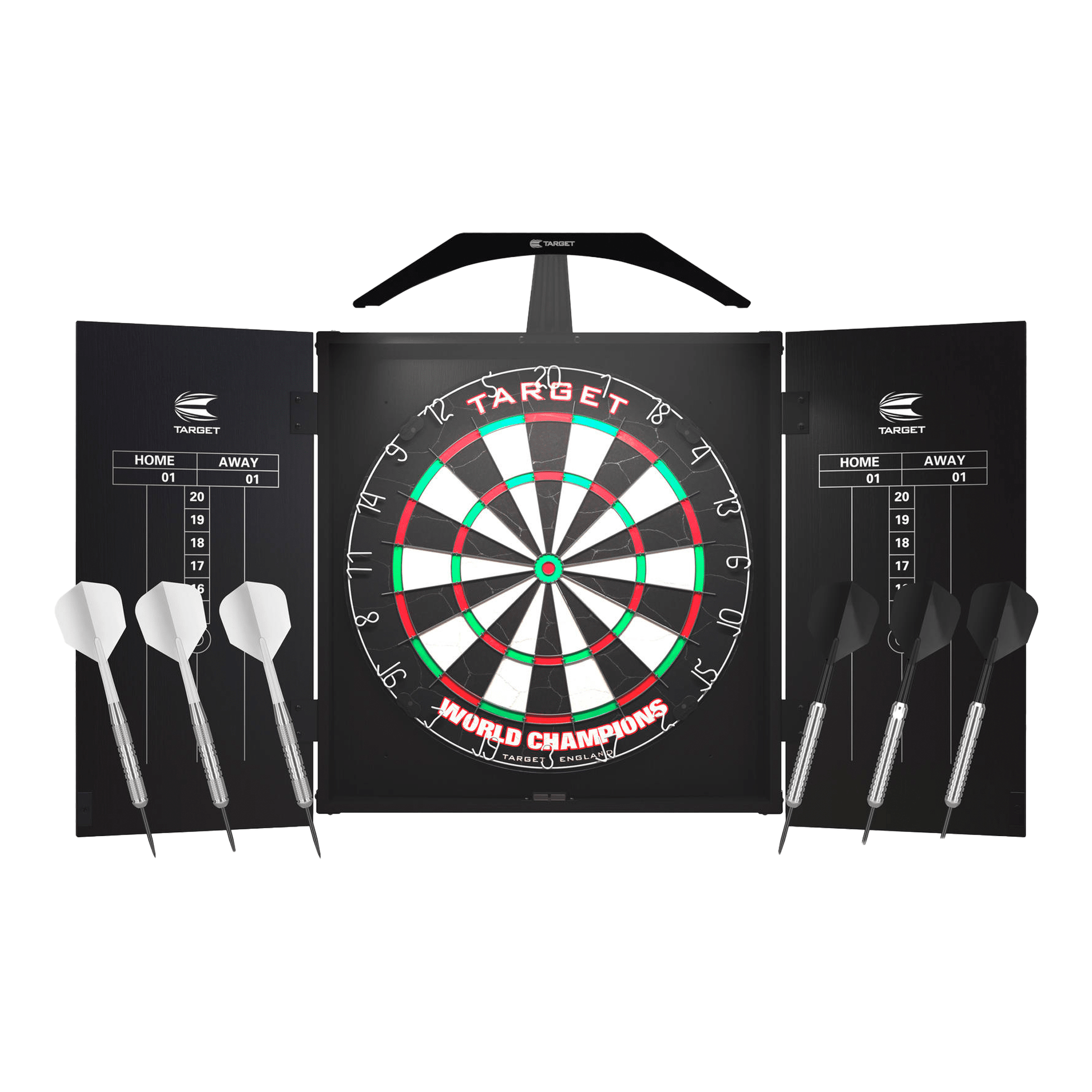 Target Arc Dartboard Cabinet Set Boards