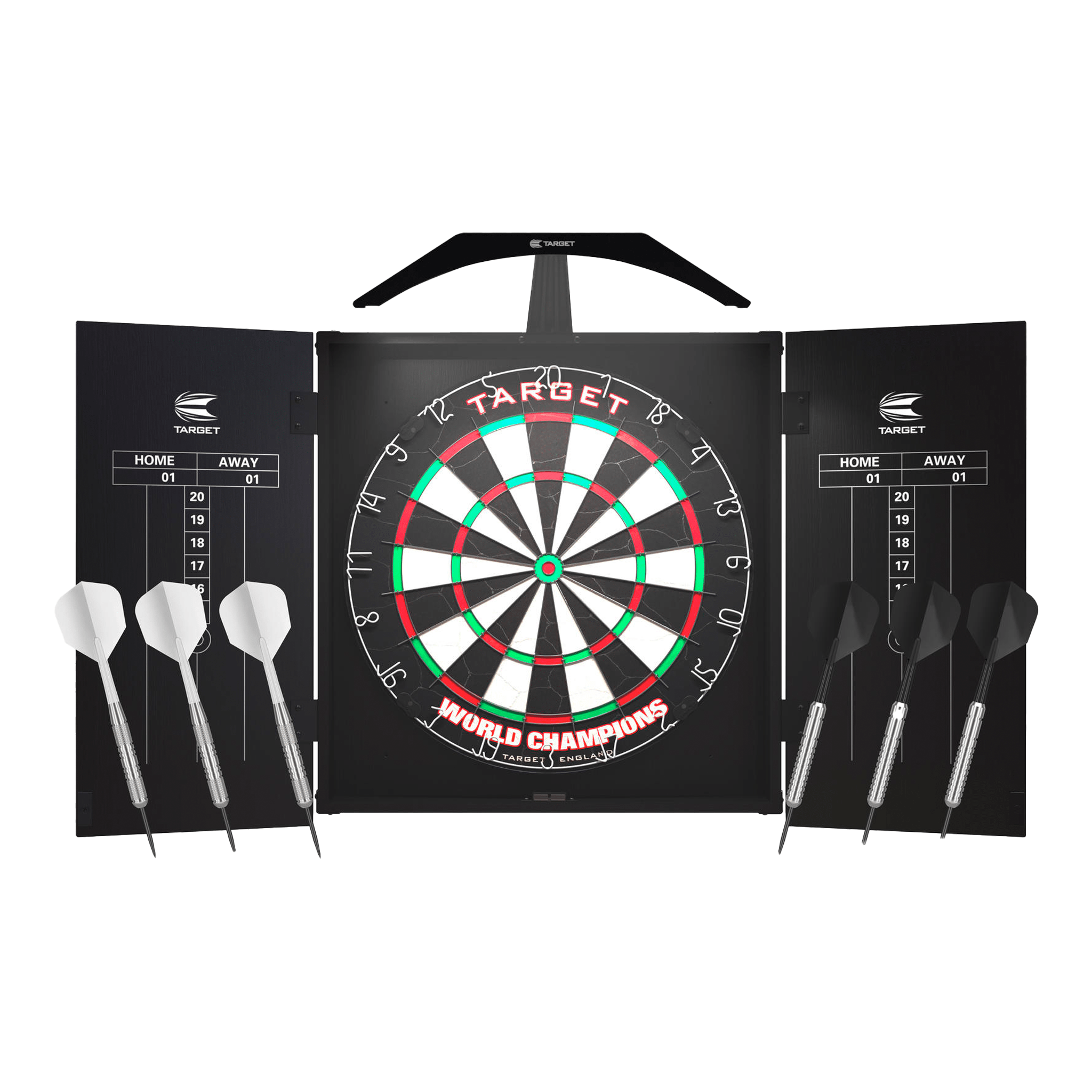Target Arc Dartboard Cabinet Set Boards