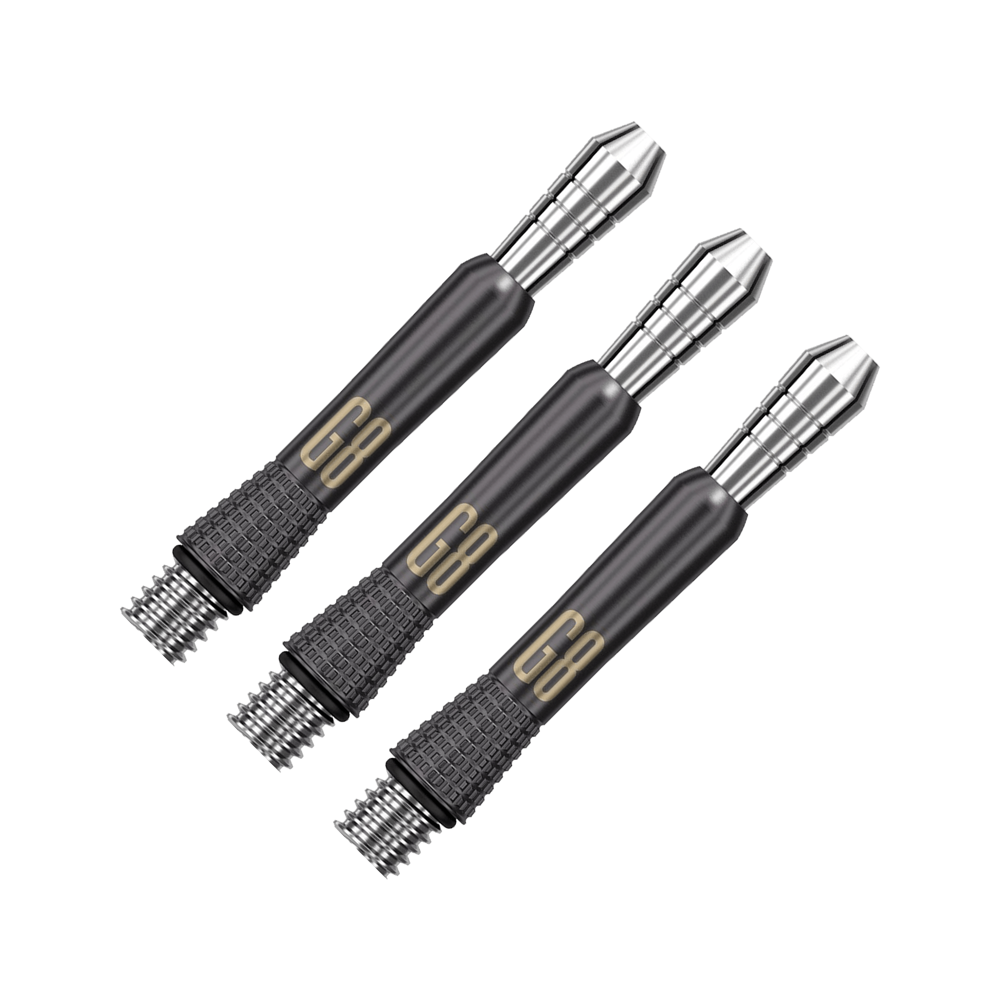 Target Phil Taylor Power Gen 8 Titanium Dart Shafts Short / Black Shafts