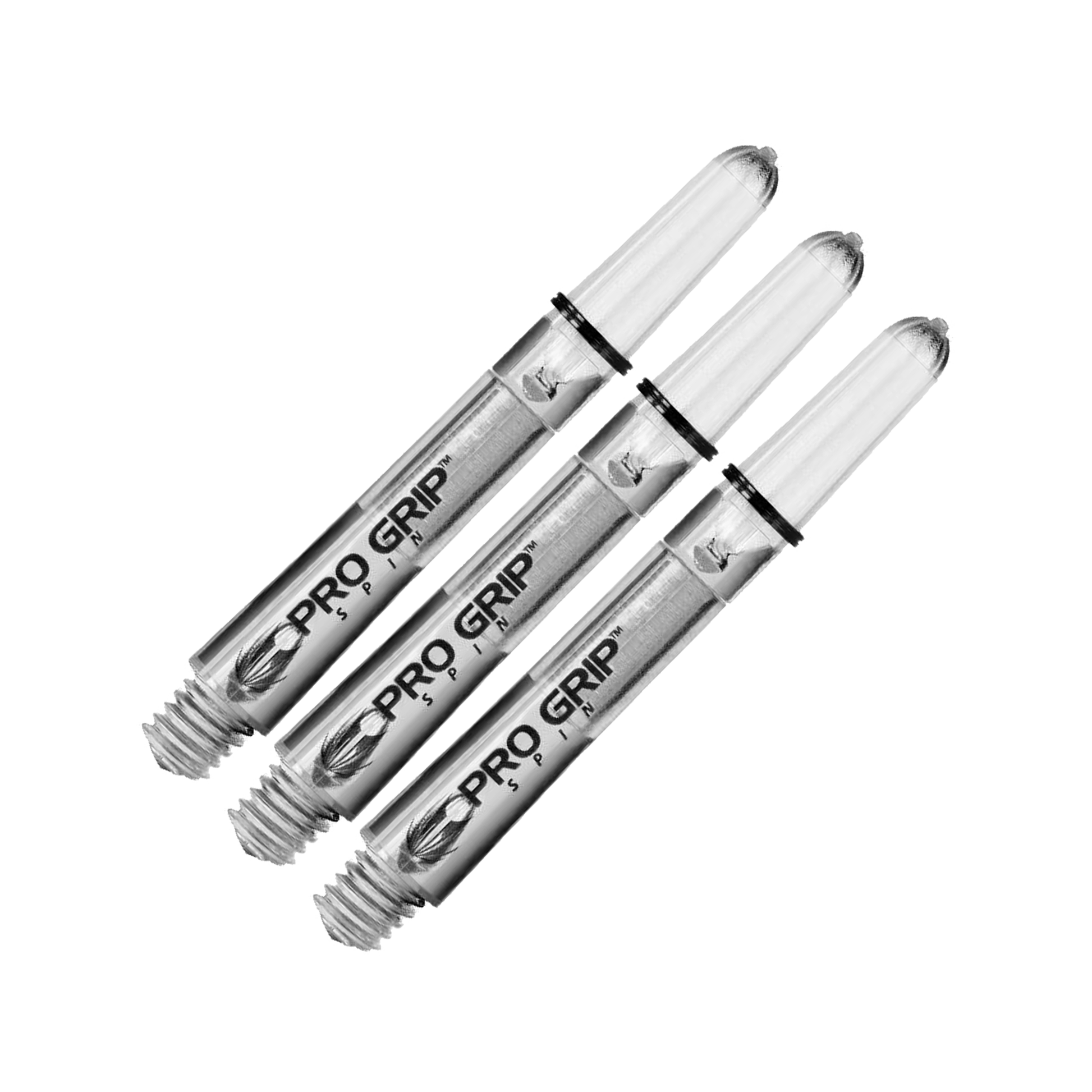 Target Pro Grip Spin - Nylon Dart Shafts Clear / Intermediate (41mm) Shafts
