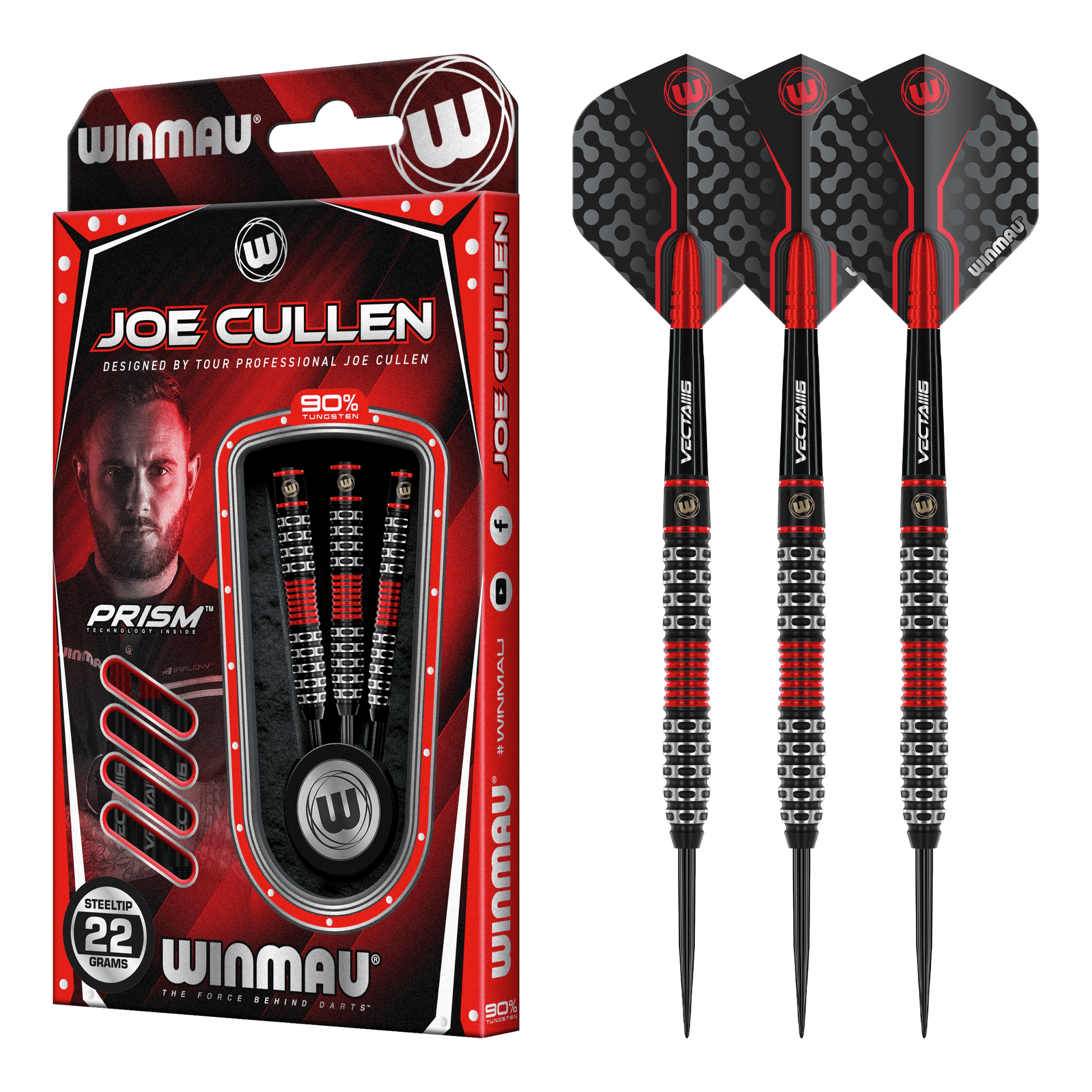 Unicorn Joe Cullen Special Edition - 90% Tungsten Steel Tip Darts 22 Grams Darts