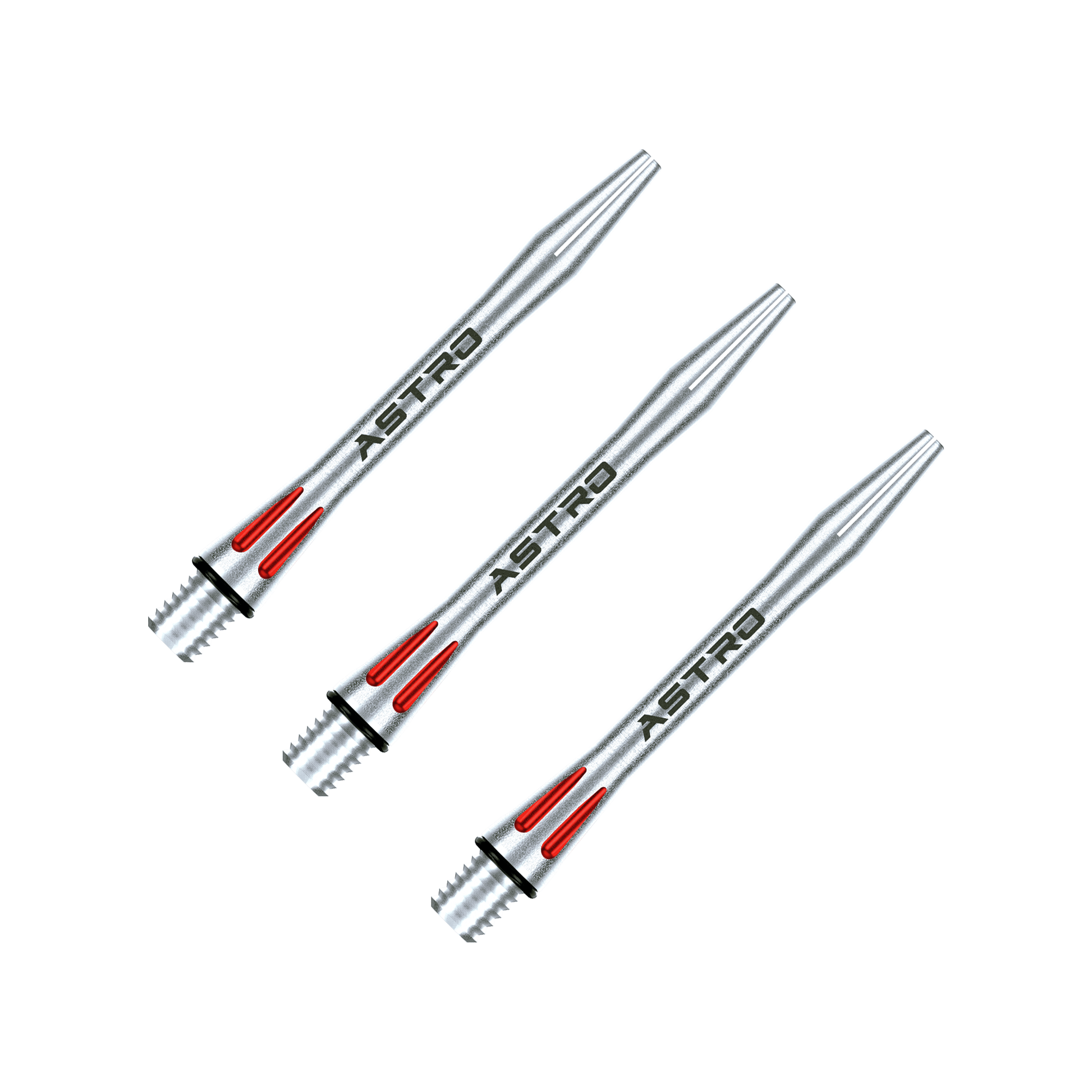 Winmau Astro - Aluminium Dart Shafts Short (35mm) / Red Shafts