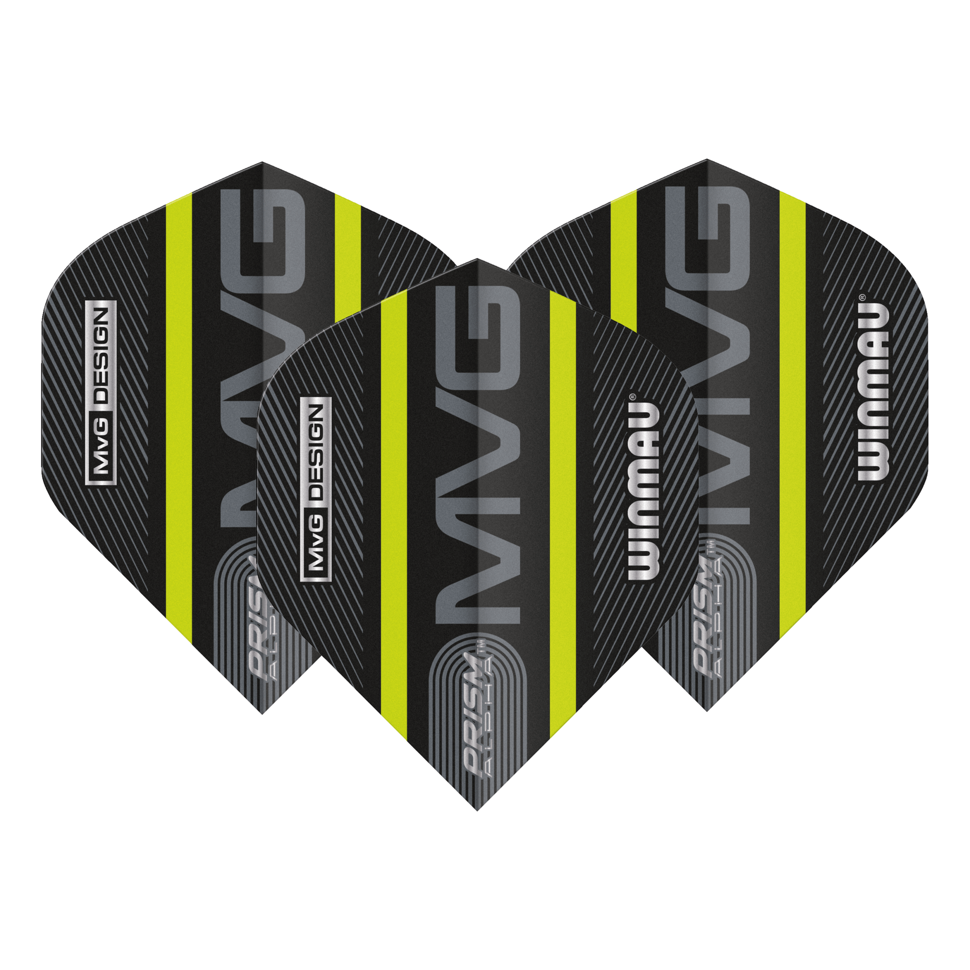 Winmau Michael Van Gerwen - Prism Alpha Dart Flights Standard / MVG Green Flights