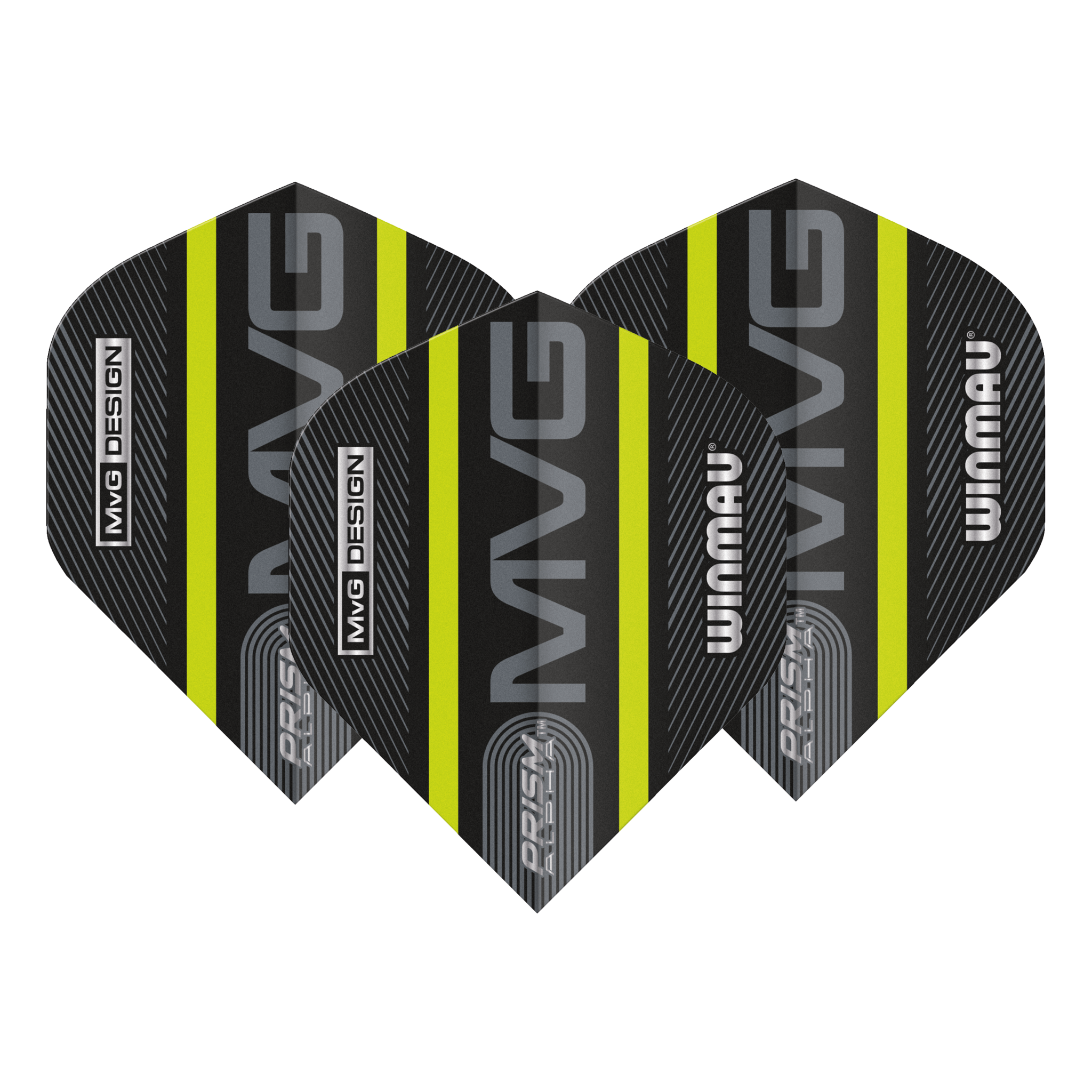 Winmau Michael Van Gerwen - Prism Alpha Dart Flights Standard / MVG Green Flights