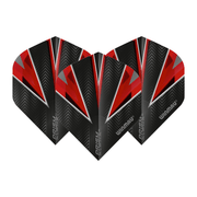 Winmau Prism Alpha Black Standard Dart Flights Black/Red Flights
