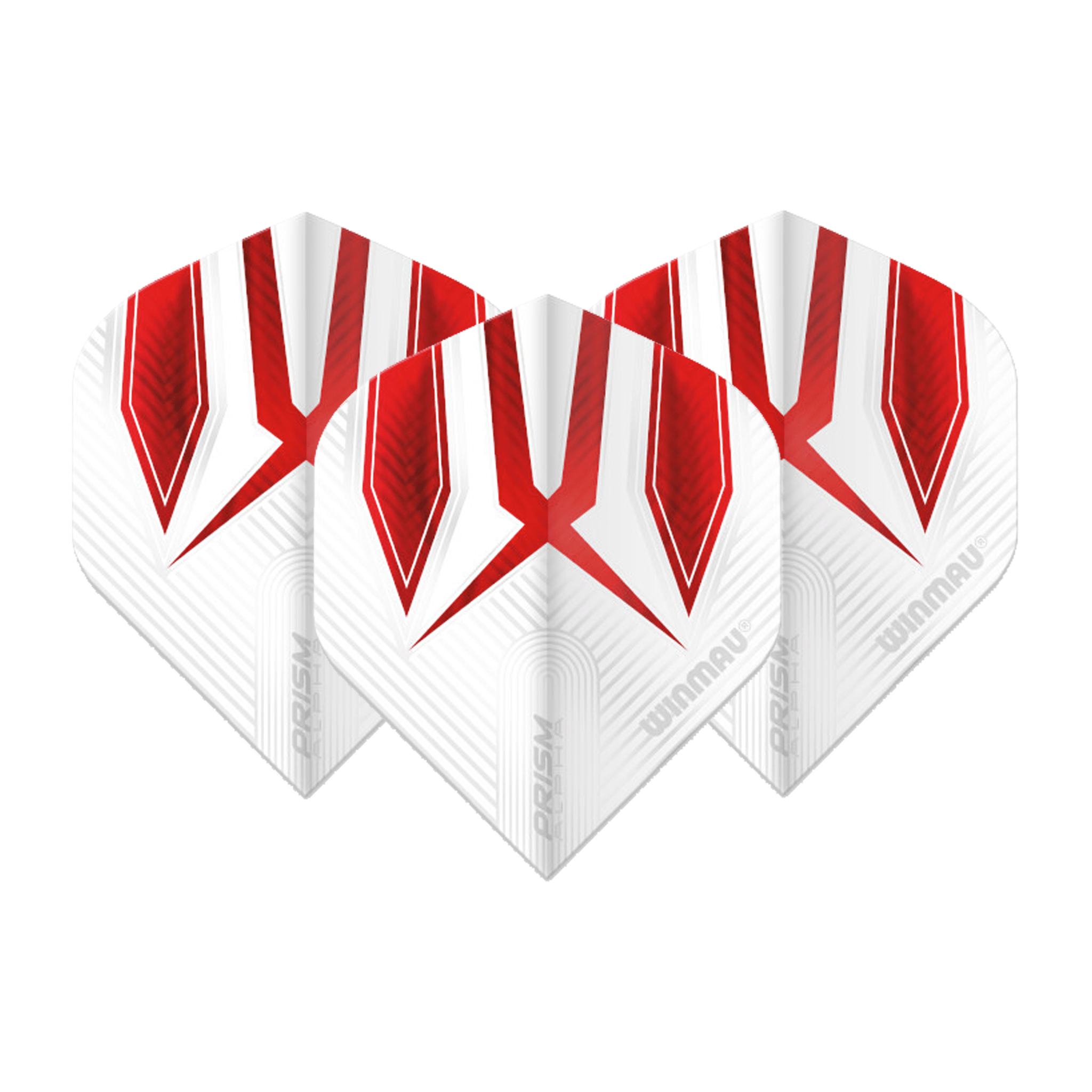 Winmau Prism Alpha Dart Flights Red / Standard Flights