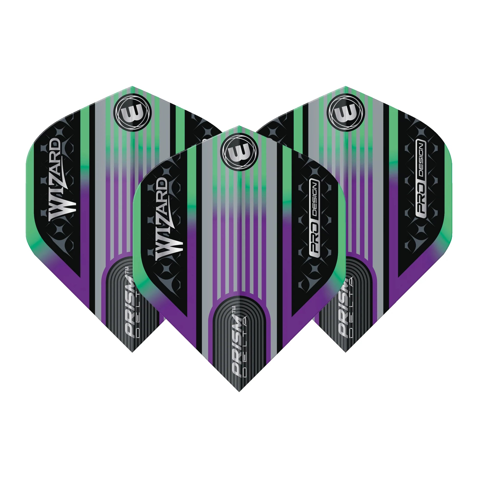 Winmau Simon Whitlock - Prism Delta Dart Flights Standard / Black Flights