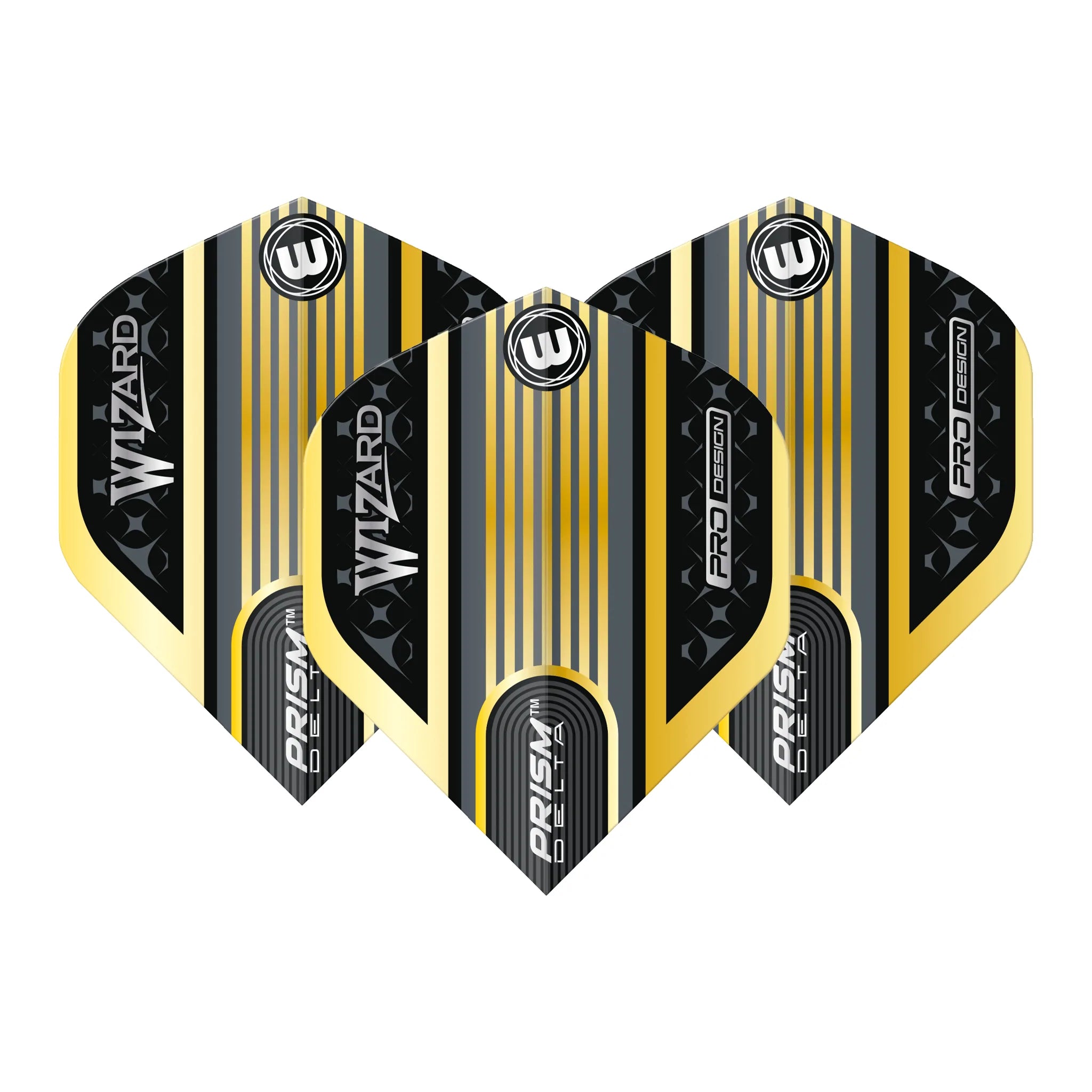 Winmau Simon Whitlock - Prism Delta Dart Flights Standard / Black Flights